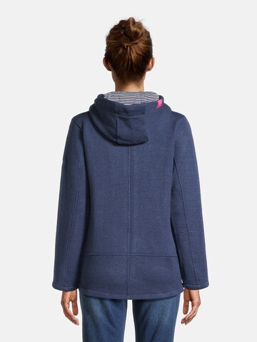 salzhaut Sweatvest in Blauw