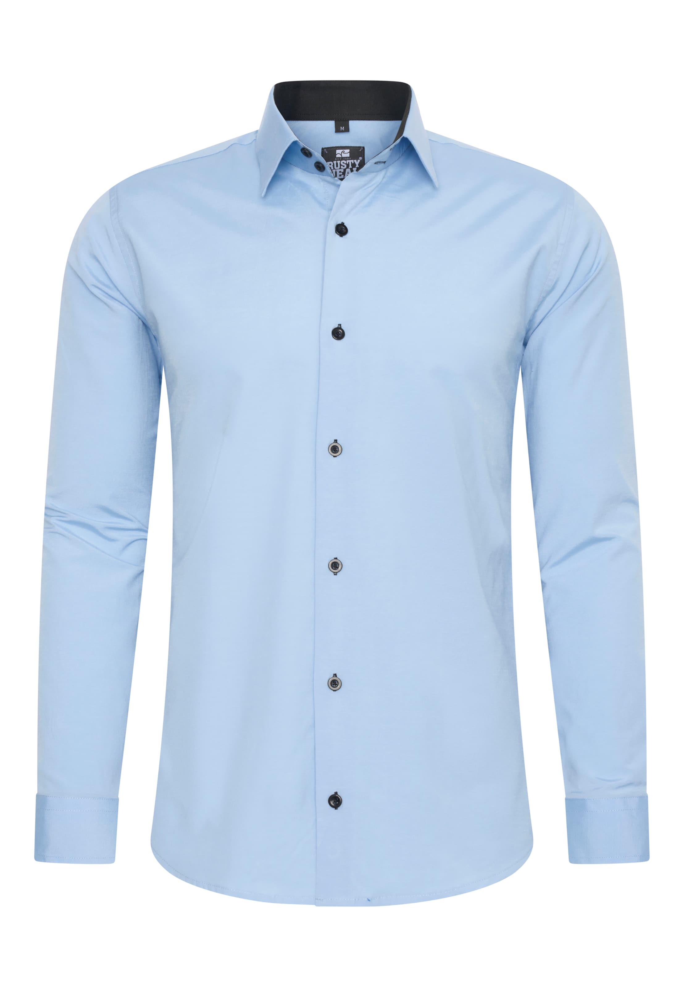 Rusty Neal Regular fit Button Up Shirt in Blue: front