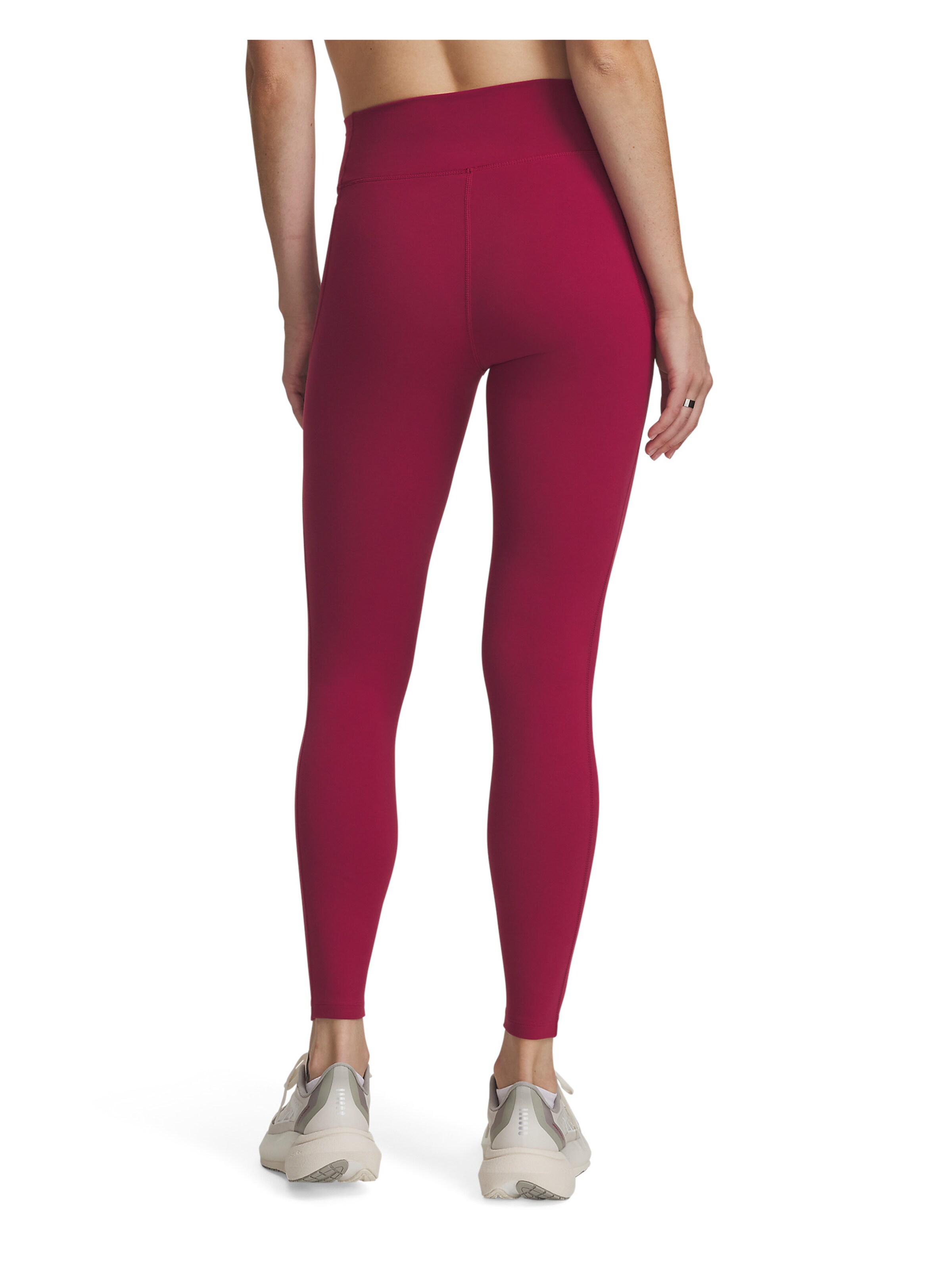 UNDER ARMOUR Skinny Sportbroek 'Motion' in Rood