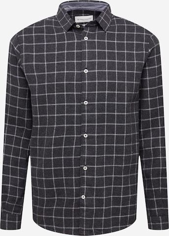 TOM TAILOR - Camisa en negro: frente