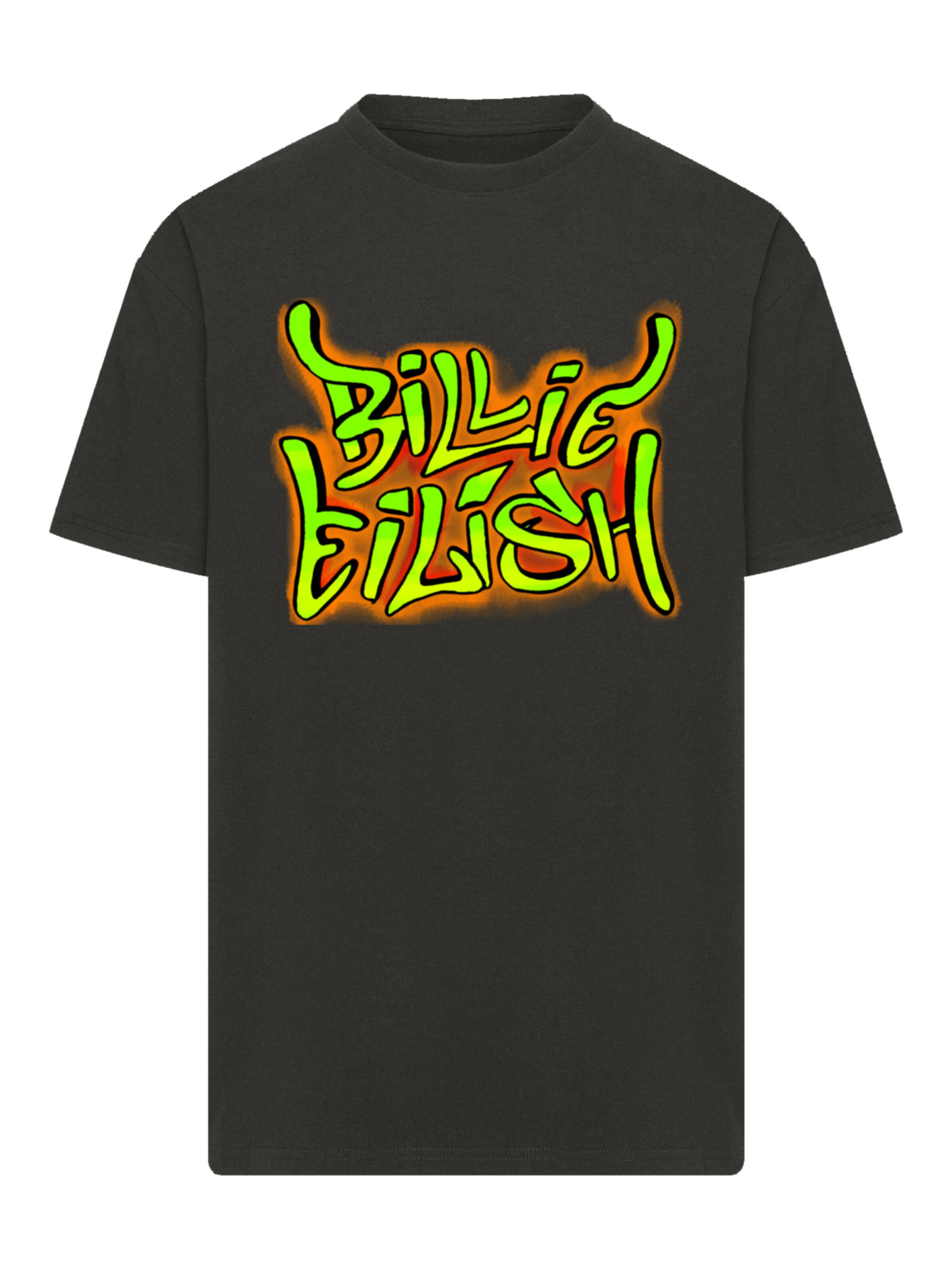 F4NT4STIC Shirt 'Billie Eilish' in Black: front