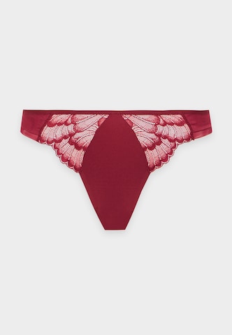 TRIUMPH - Tanga 'Love in Lace' em vermelho: frente