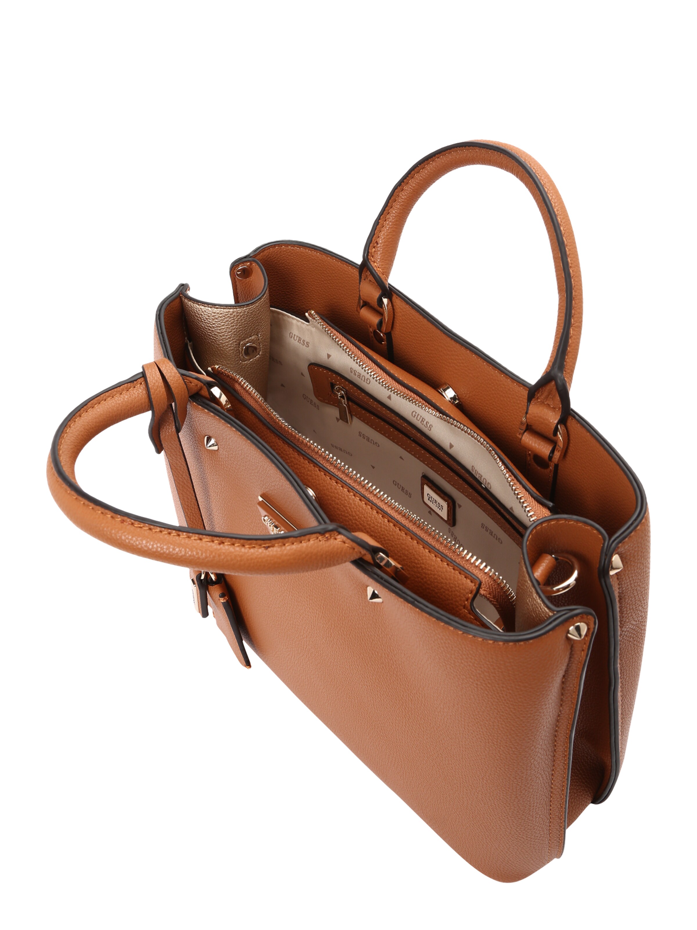 GUESS Handbag 'Meridian' in Brown