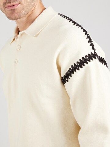 Pull-over 'JORAUSTIN' JACK & JONES en blanc