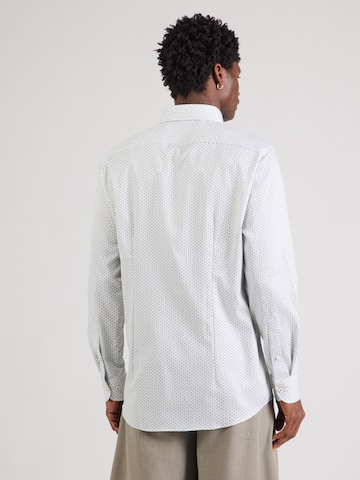 OLYMP Slim fit Button Up Shirt 'No 6 Six' in White
