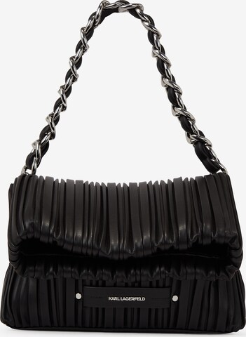 Karl Lagerfeld Shoulder Bag in Black: front