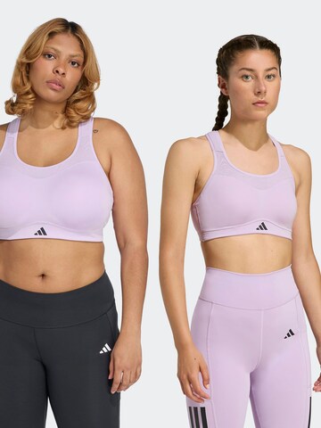 ADIDAS PERFORMANCE Bustier Urheilurintaliivit 'TLRDIM' värissä lila