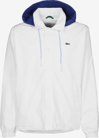 Lacoste LIVE Between-Season Jacket in White: front