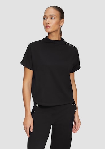 Maglietta di s.Oliver BLACK LABEL in nero: frontale