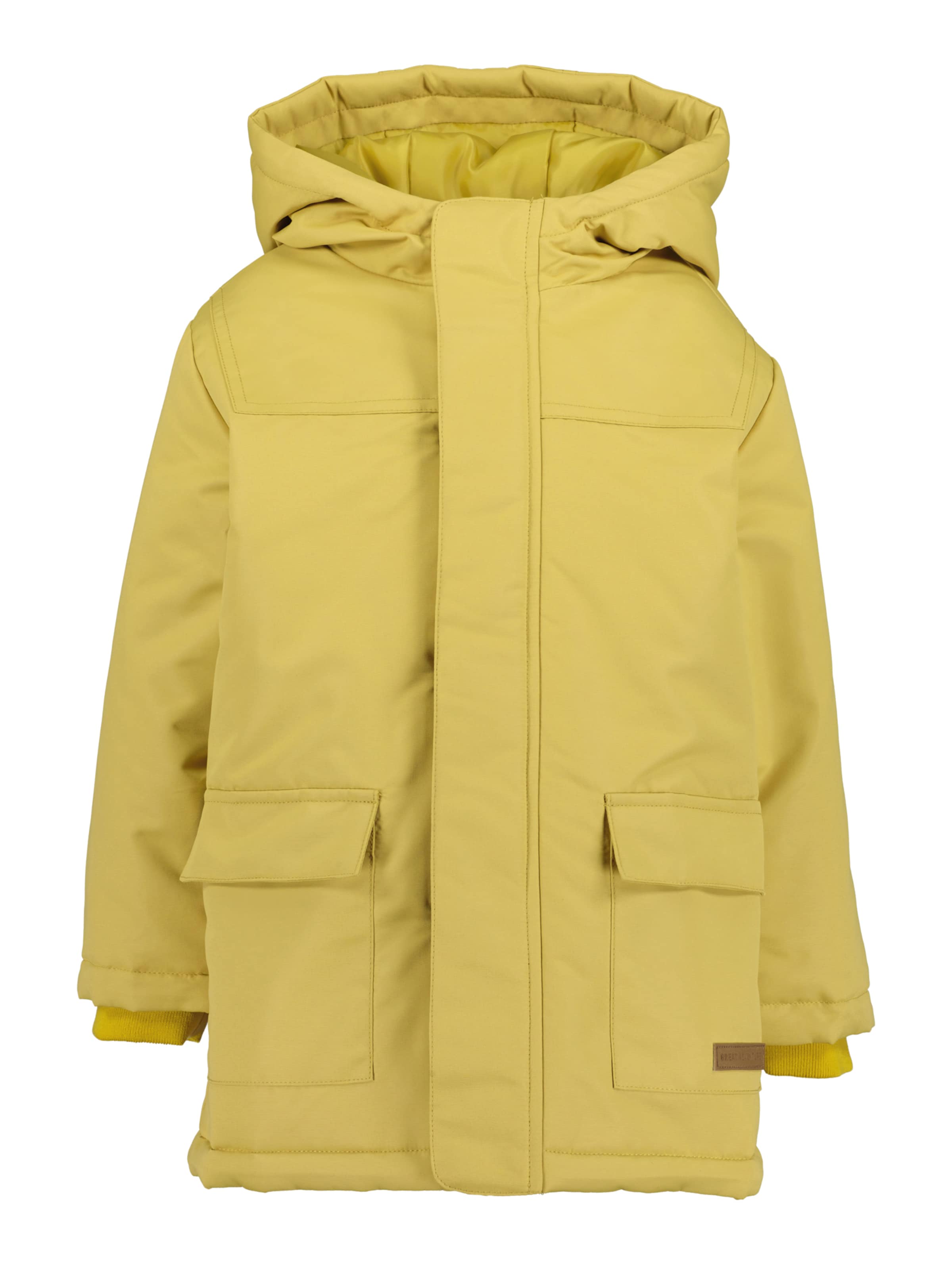 Geacă de iarnă de la BLUE SEVEN pe galben: față