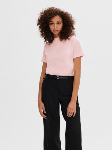 SELECTED FEMME Shirt 'MY ESSENTIAL' in Roze: voorkant