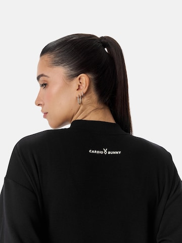 Sweat-shirt 'LOUNGE FIT' Cardio Bunny en noir