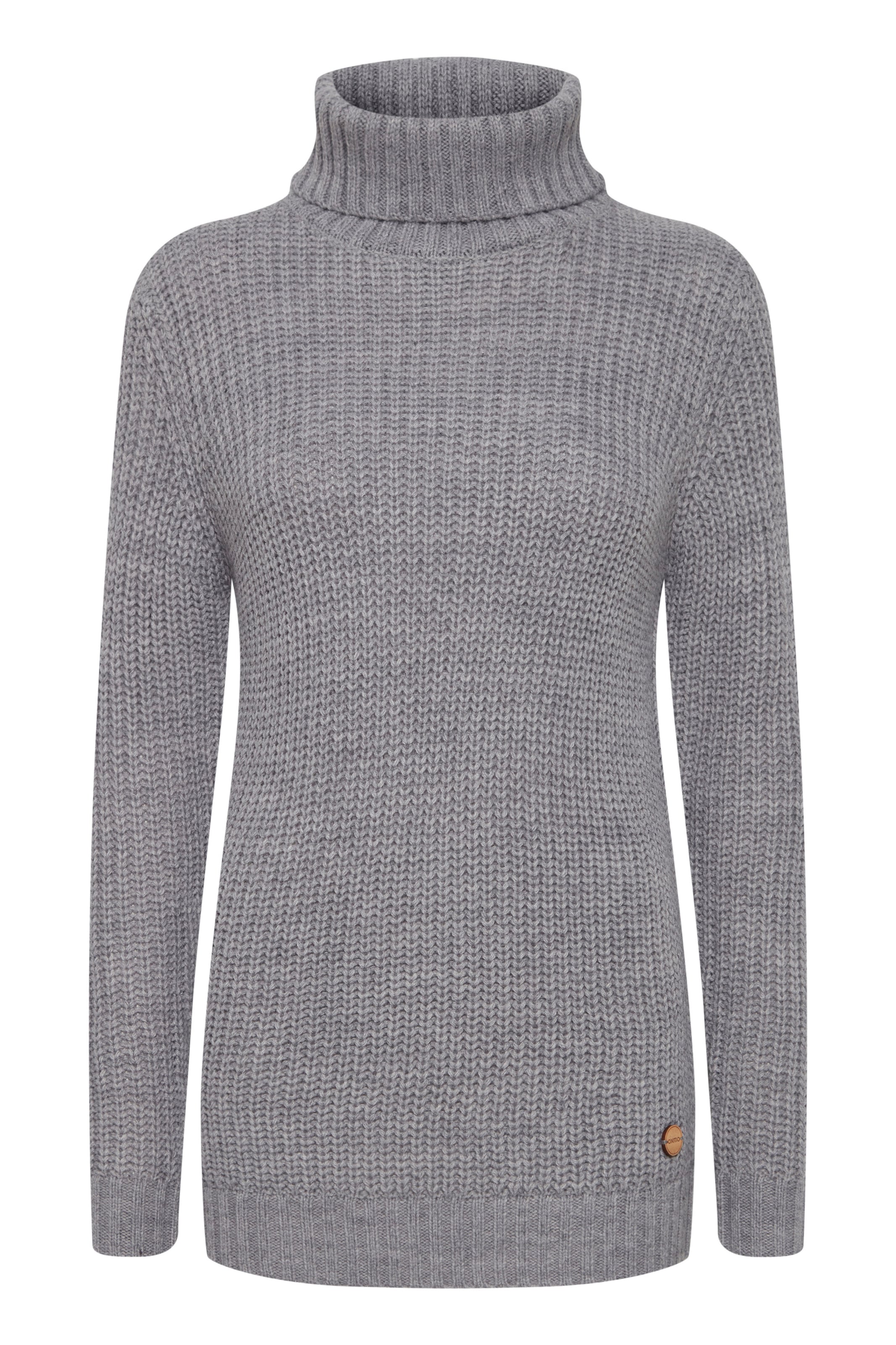 Oxmo - Pullover 'Nanna' em cinzento: frente