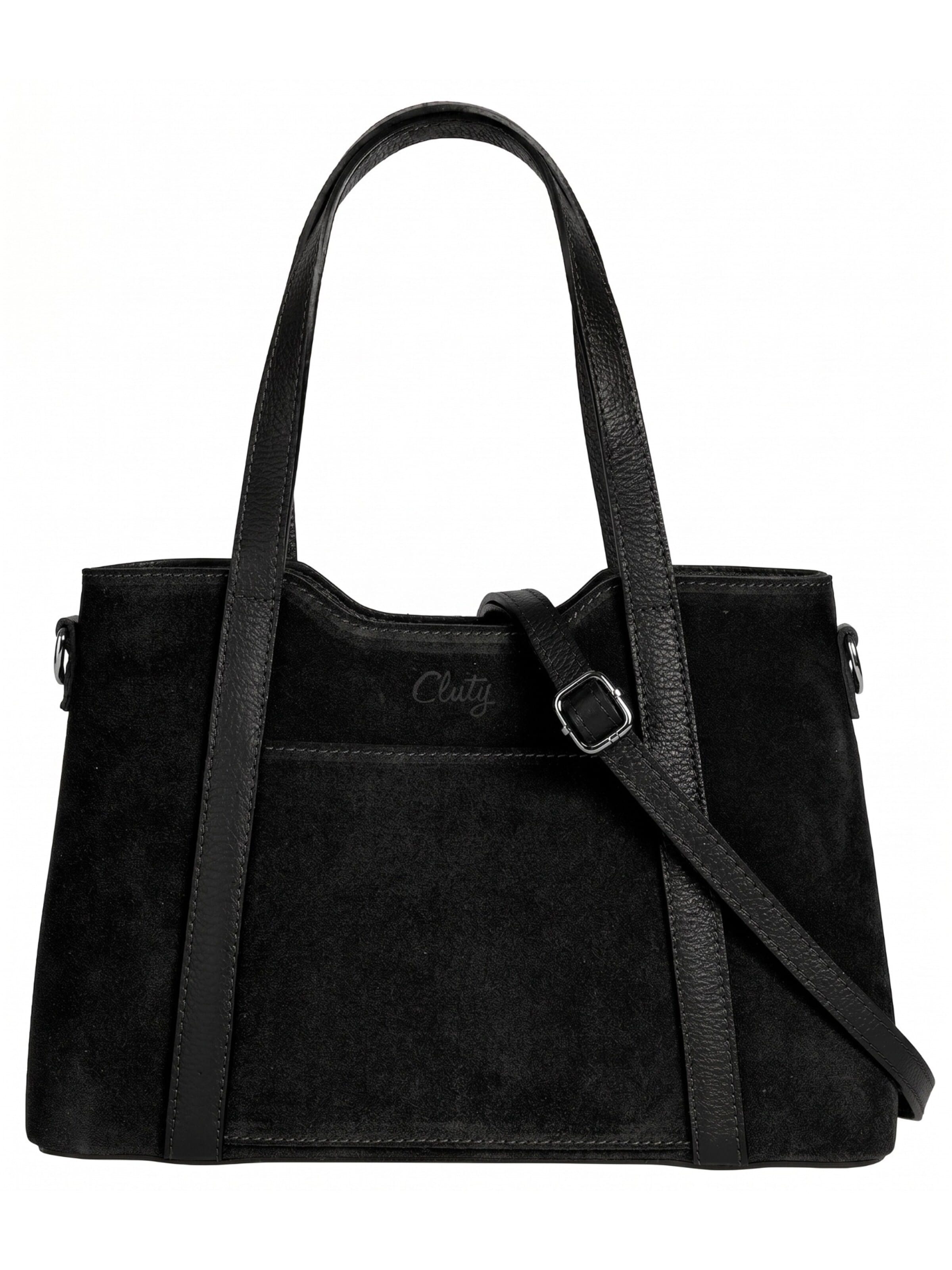 Cluty Handtasche‌‌‌ in Schwarz: Vorderseite