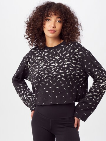 Reebok Functioneel shirt in Zwart: voorkant