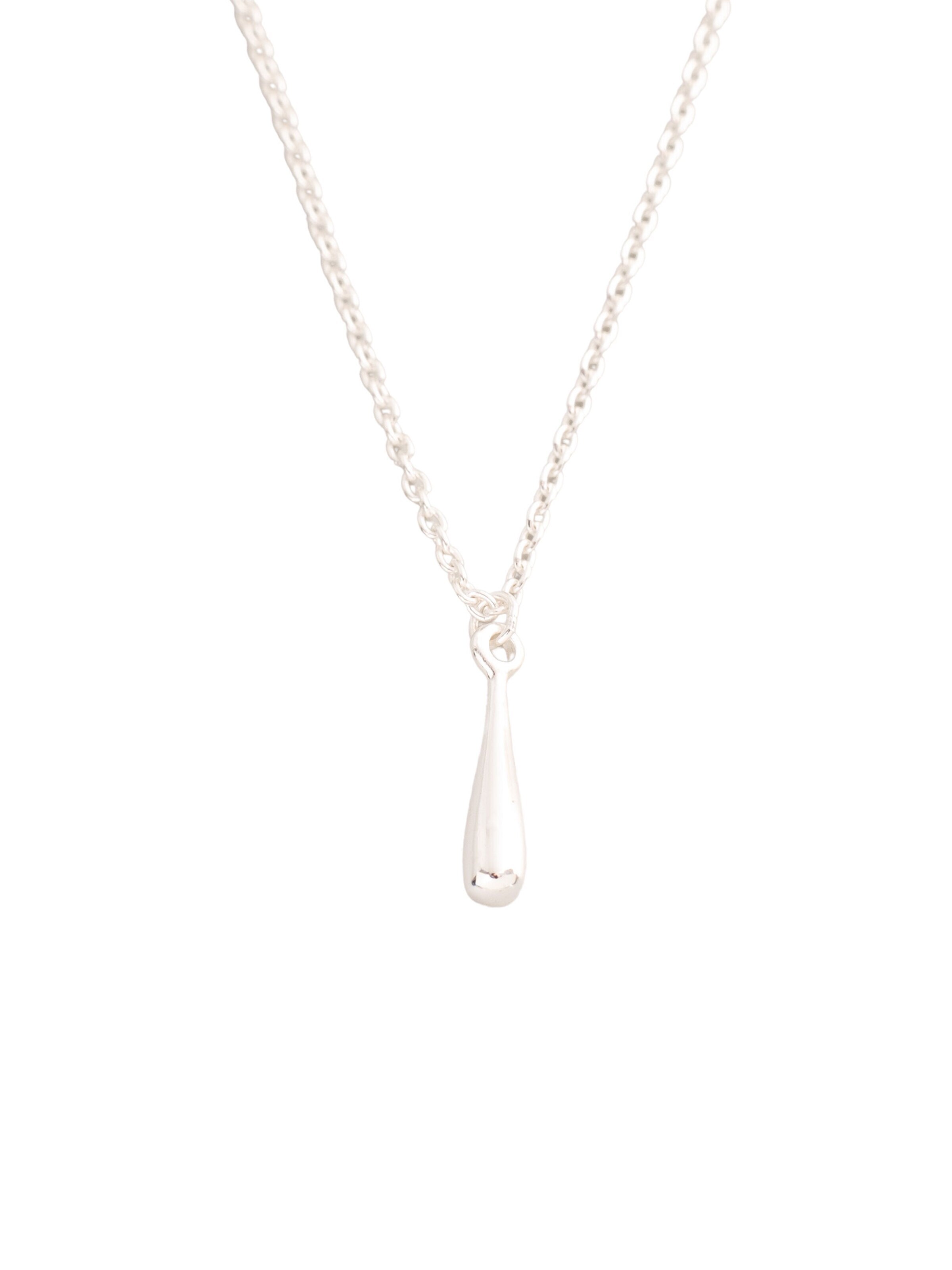 fejn Necklace in Silver: front