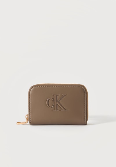 Calvin Klein Naudas maks pieejams One Size, krāsa - tumši bēšs, Preces skats