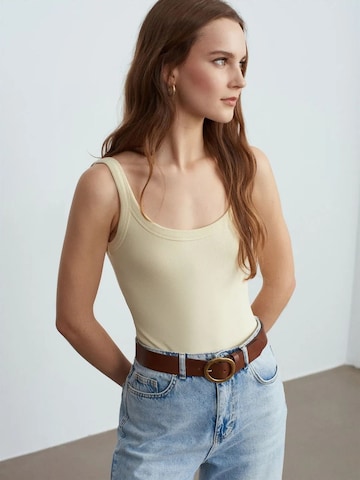 Dilvin Blouse 'Blusen' in Beige: front