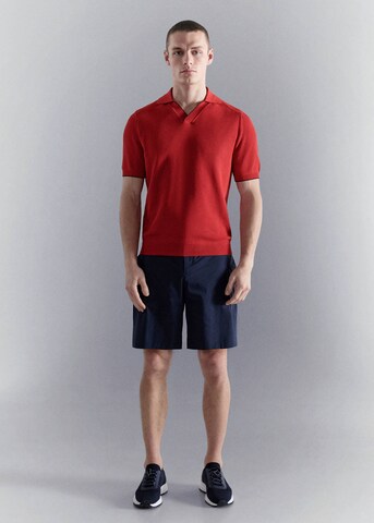 MANGO MAN Poloshirt 'Milo' in Rot