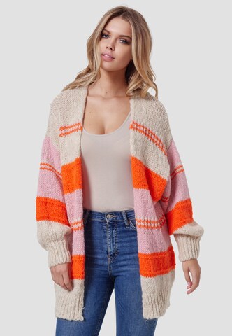 Decay Knit Cardigan in Mixed colors: front