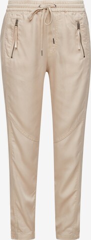 Effilé Pantalon s.Oliver en beige : devant