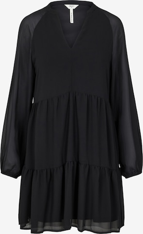 Object Curve - Vestido camisero 'MILA' en negro: frente