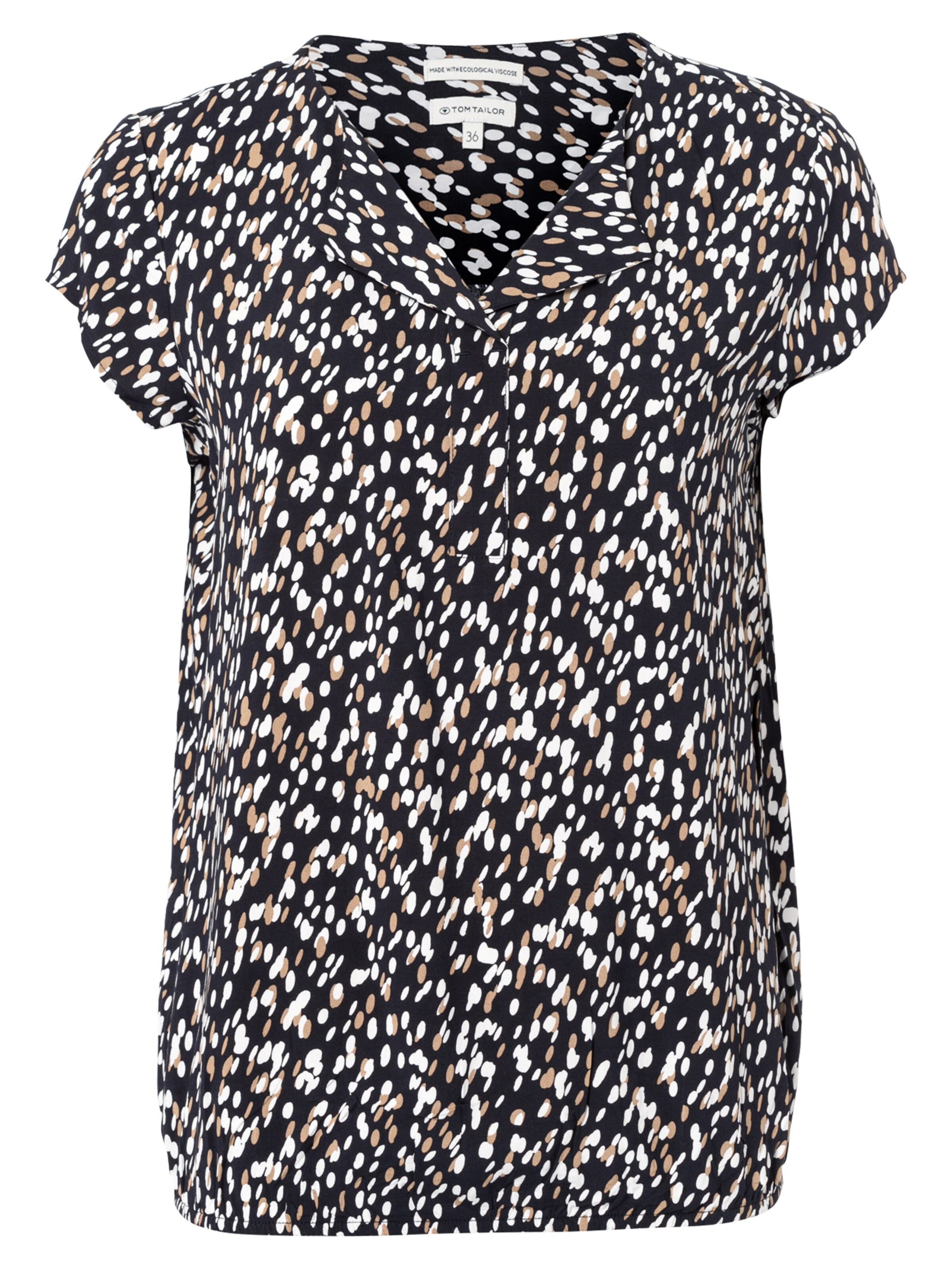 Frauen Große Größen TOM TAILOR Bluse in Navy - DX36273 Frauen Große Größen TOM TAILOR Bluse in Navy - DX36273