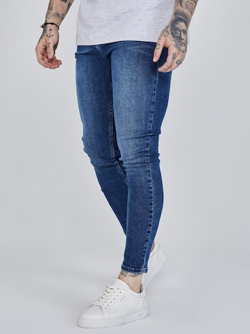 SikSilk Skinny Jeans in Blau: Vorderseite