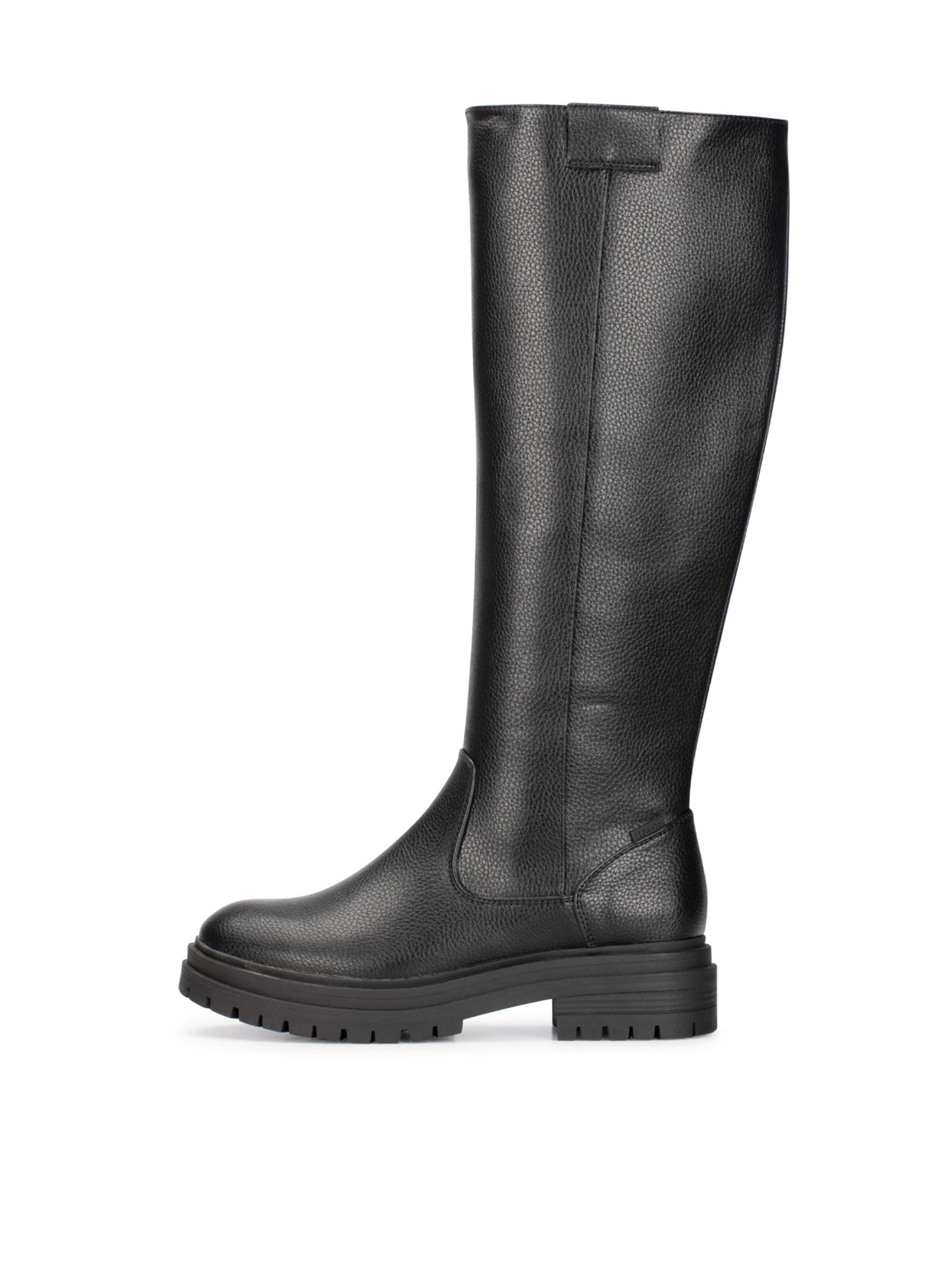 Bottes 'Fay' POSH by Poelman en noir : devant