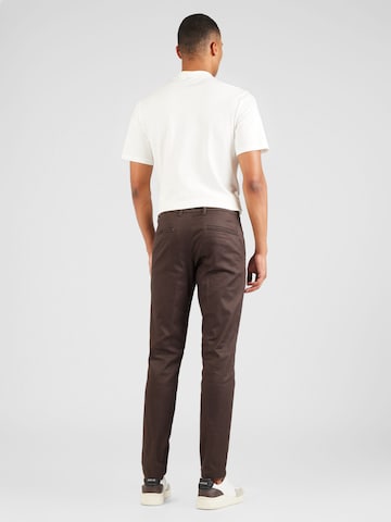JACK & JONES Regular Chino trousers 'MARCO' in Brown
