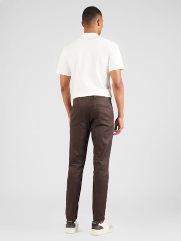 JACK & JONES - regular Pantalón chino 'MARCO' en marrón