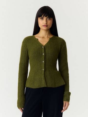 YAS Cardigan i grøn: forside