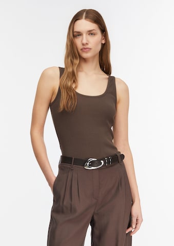 COMMA T-Shirt in Braun: Vorderseite