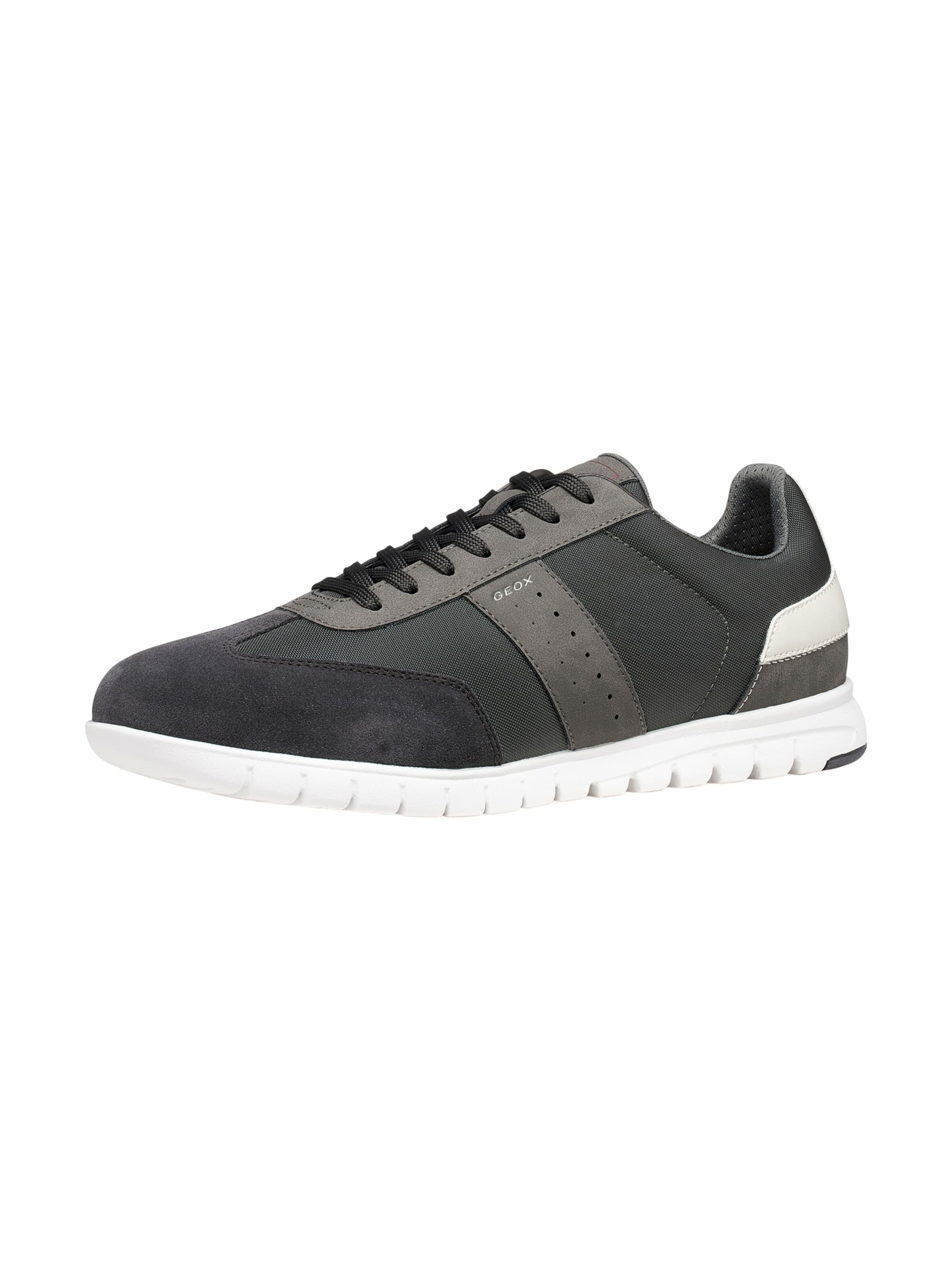 GEOX Sportlicher Schnürschuh 'Flextride Zero Low-Top-Sneaker mit Schnürung'‌‌‌ in Grau: Vorderseite