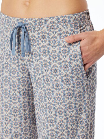 SCHIESSER Pyjamabroek in Blauw