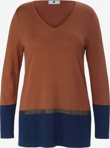 Anna Aura Sweater in Brown: front