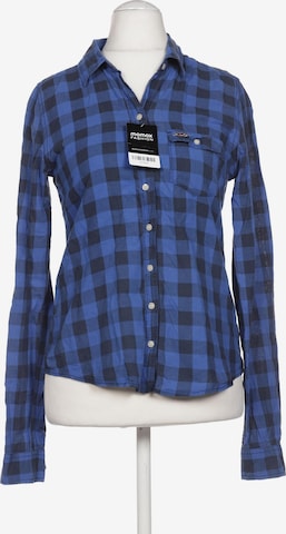 HOLLISTER Bluse M in Blau: predná strana