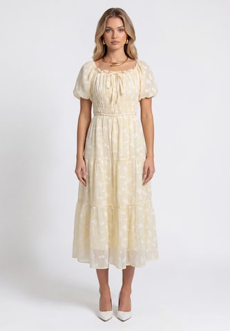 Robe faina en jaune : devant