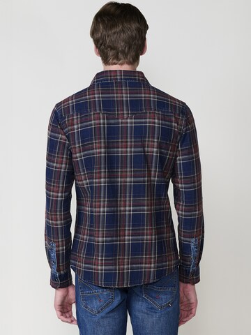 KOROSHI Regular Fit Skjorte i blå