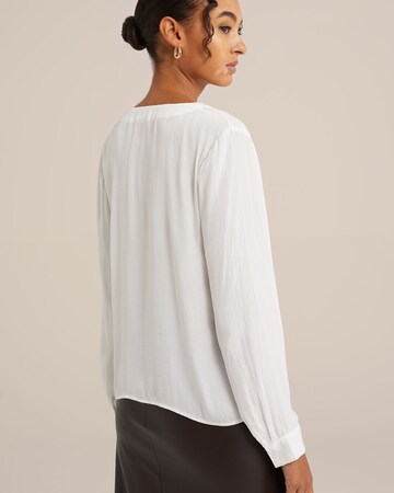 Chemisier WE Fashion en blanc