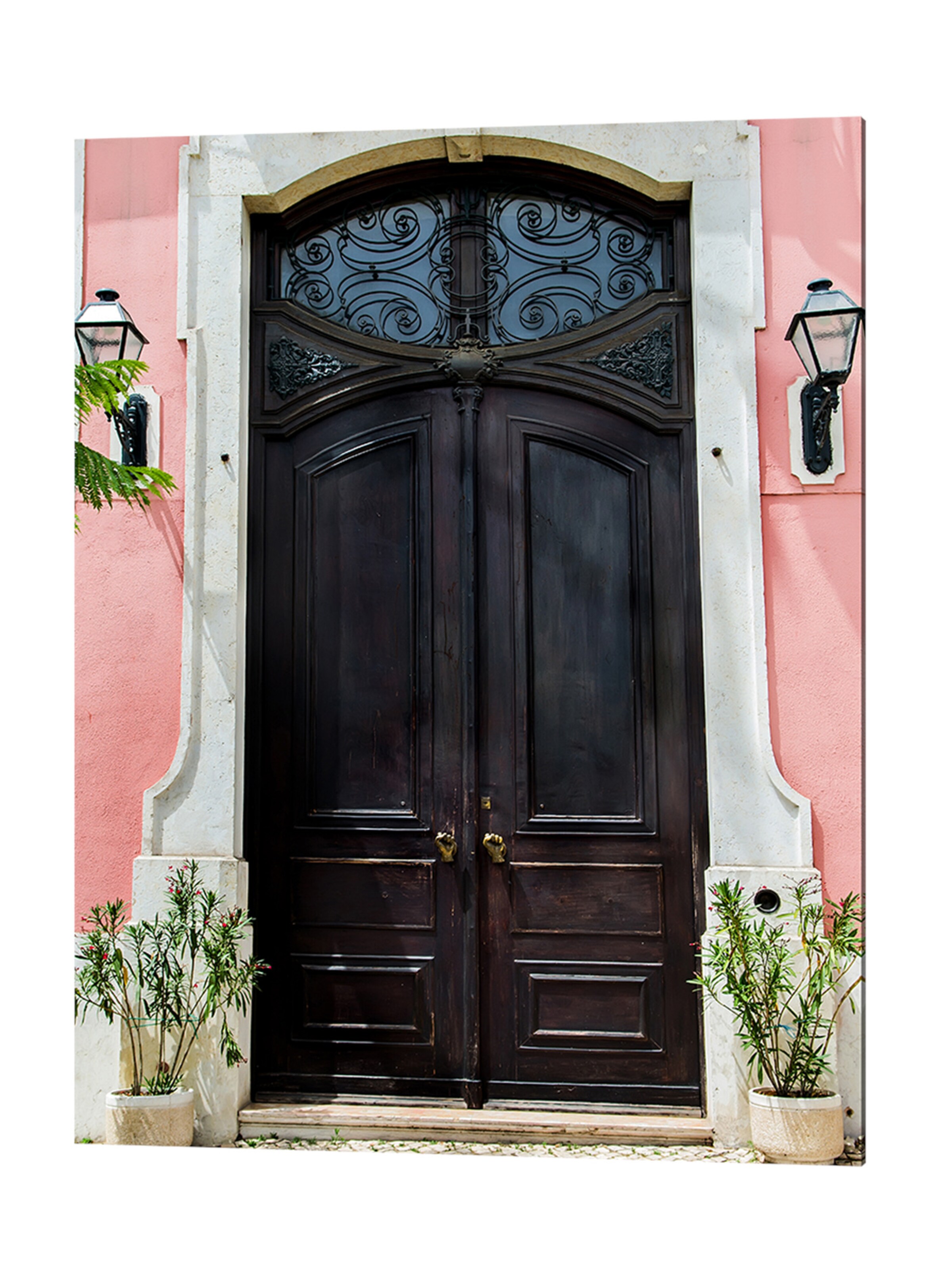 Liv Corday Bild  'Pink Wall' in Mischfarben: Vorderseite