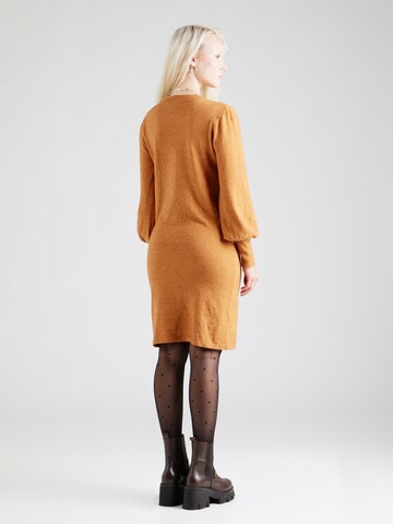 VILA Knitted dress 'VIKerry' in Brown