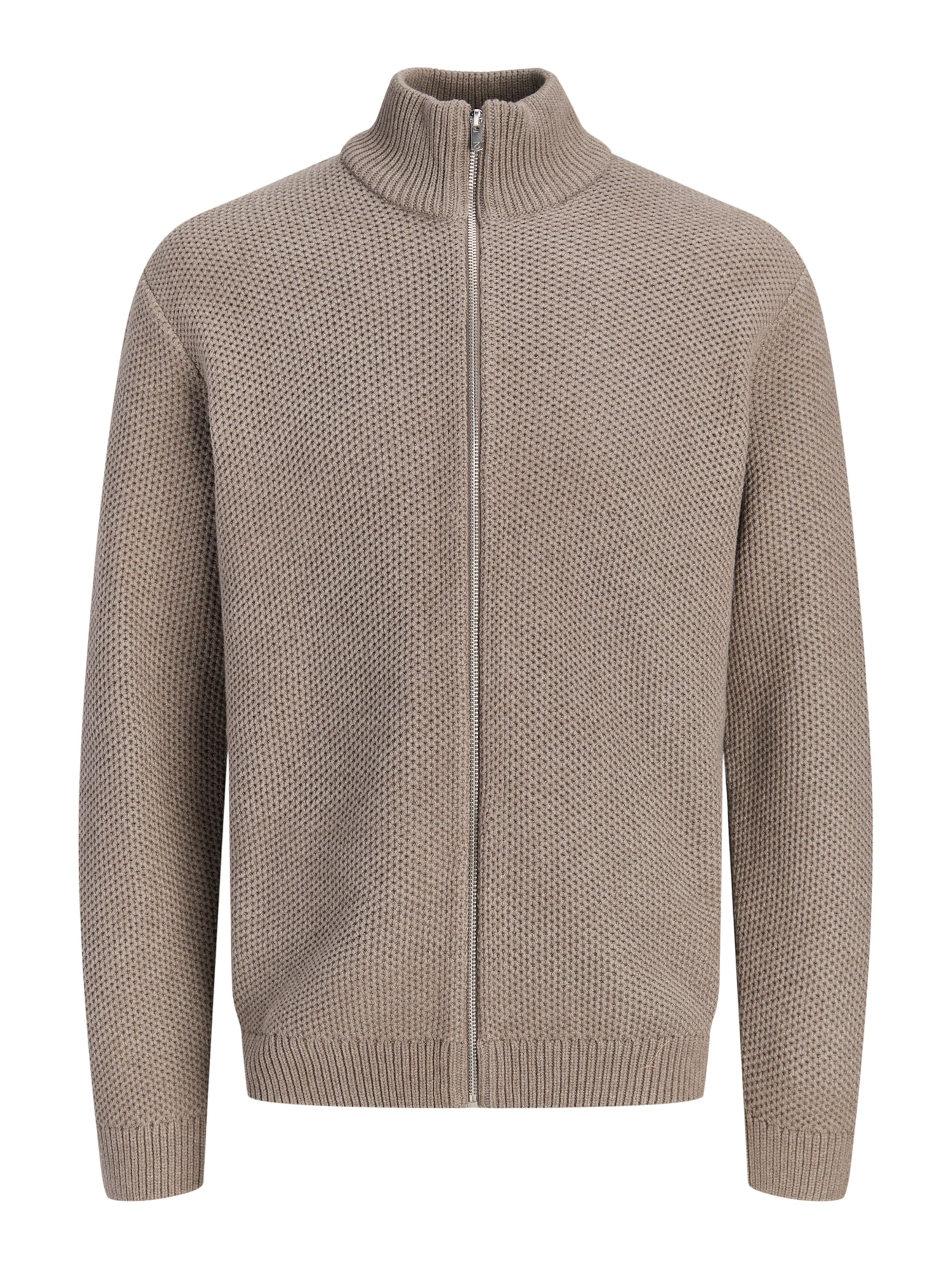 Vestes en maille 'JPRBLATYCE' Jack & Jones Premium en marron : devant