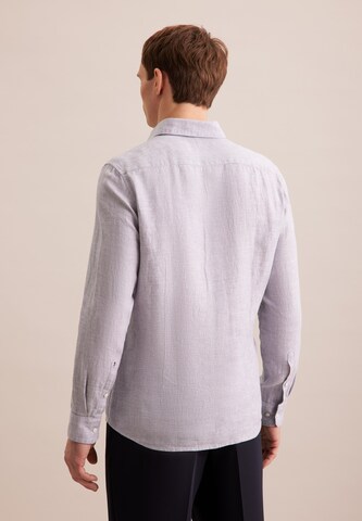 SEIDENSTICKER Slim fit Business shirt in Grey