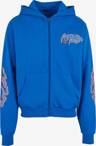 Forgotten Faces Sweat jacket in Blue: front