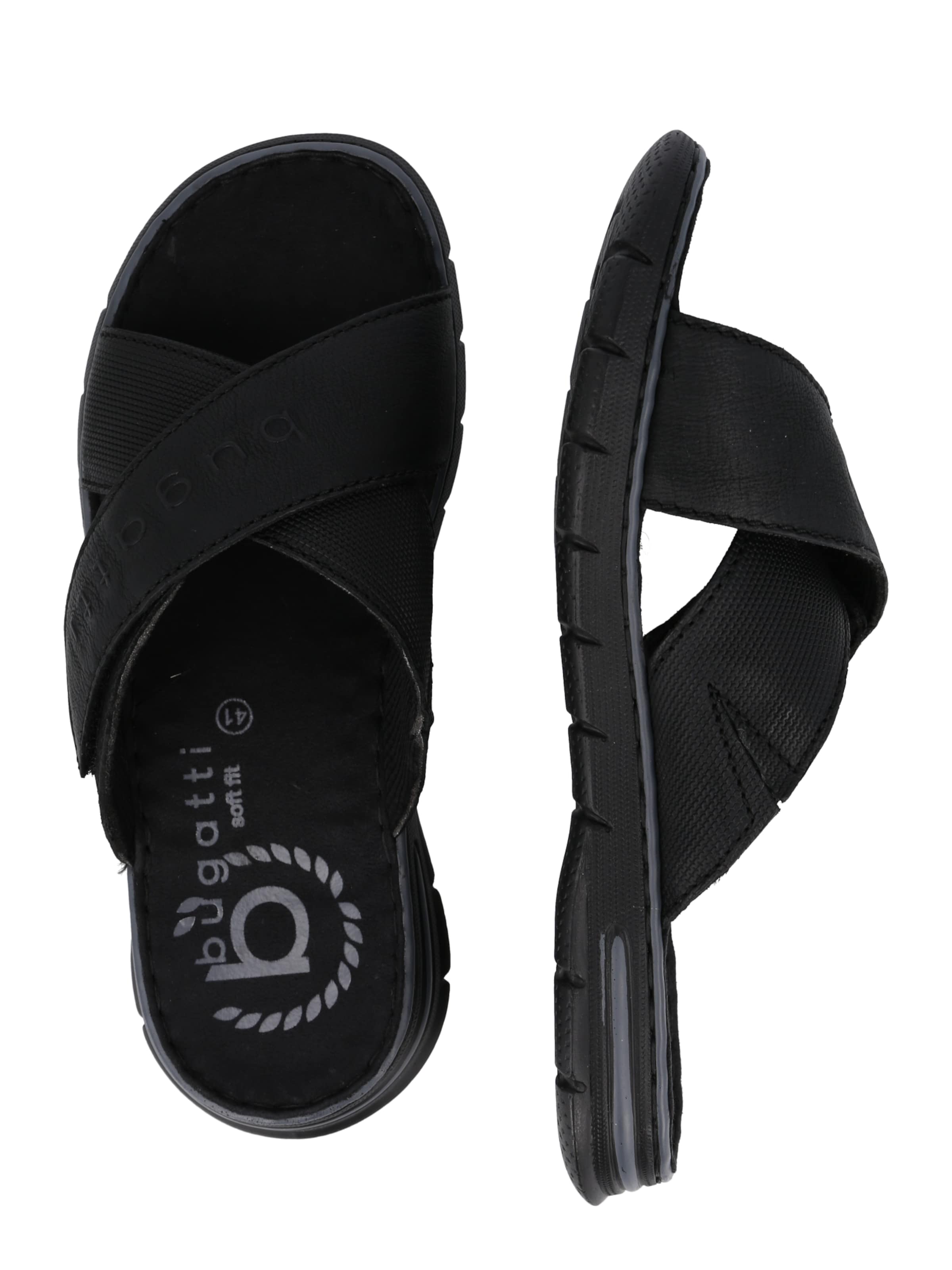 bugatti Pantolette 'Dario' in Schwarz