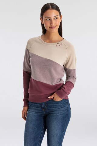 Ragwear Sweatshirt in Pink: front