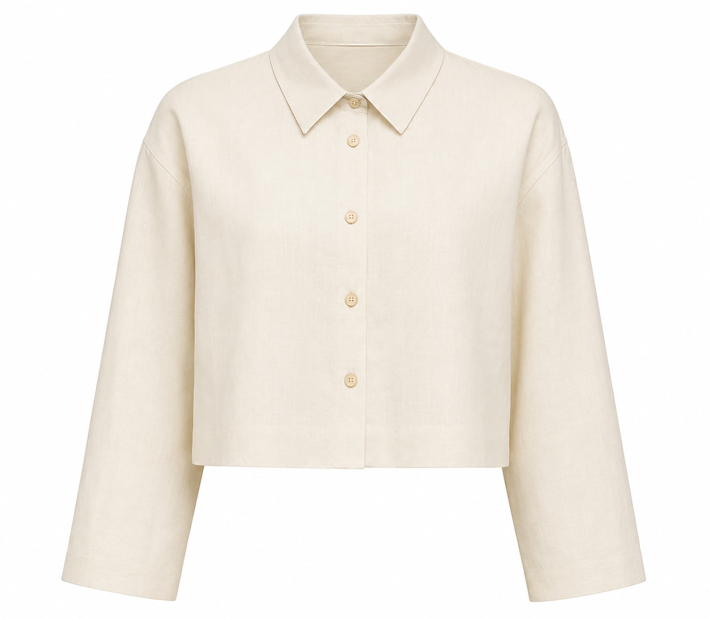 MANUKA Bluse in Beige: Vorderseite
