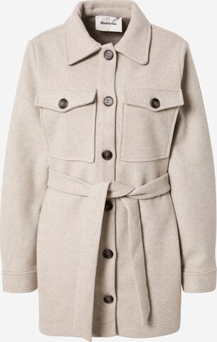 modström Between-Season Jacket 'Olivia' in Beige: front