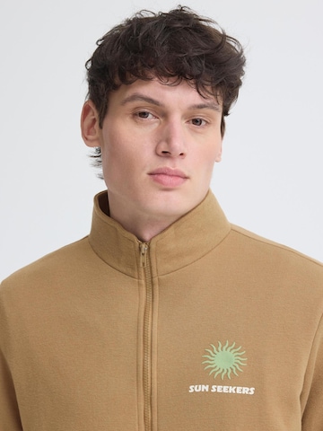 BLEND - Sudadera con cremallera ' BHKonsta ' en marrón